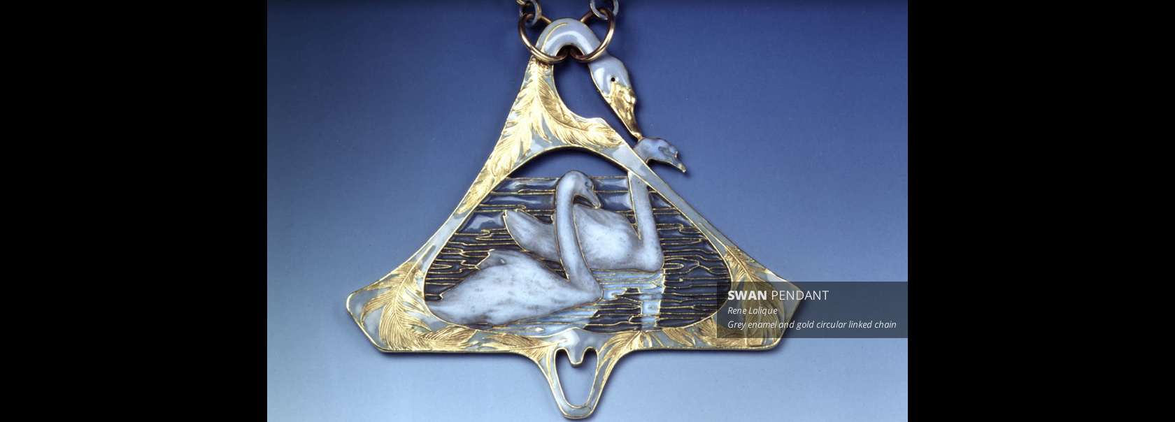 Swan Pendant by Rene Lalique